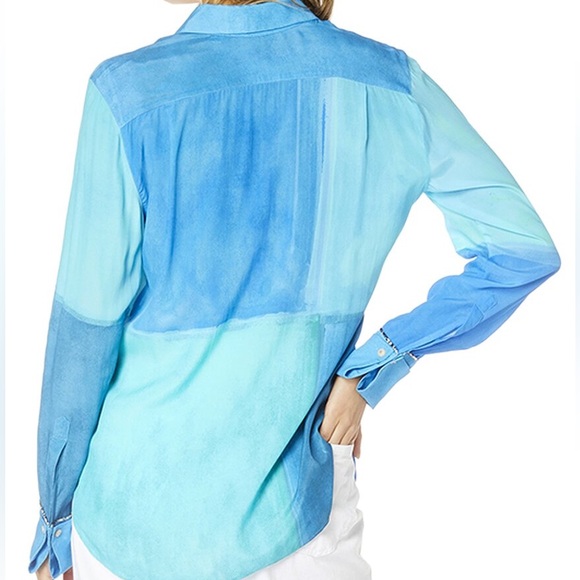 Robert Graham Gabriela Silk Blend Shirt NWT - Picture 2 of 8